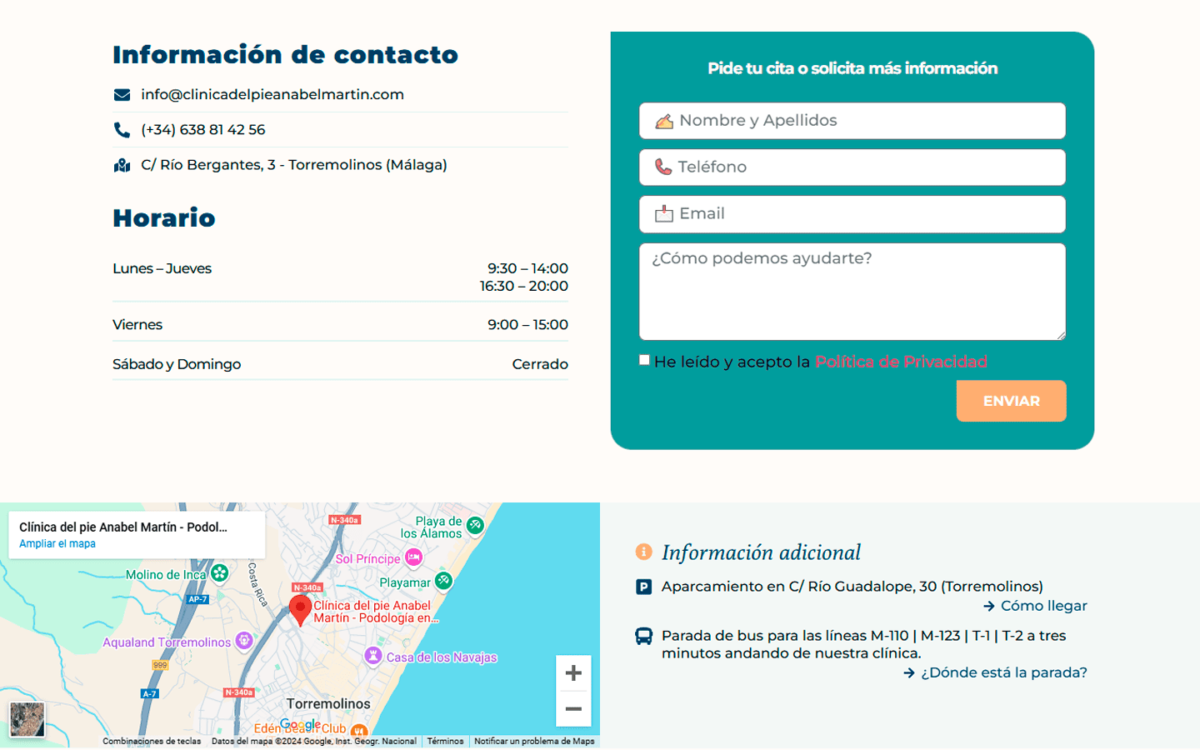 portfolio-clinica-pie-anabel-martin-contacto