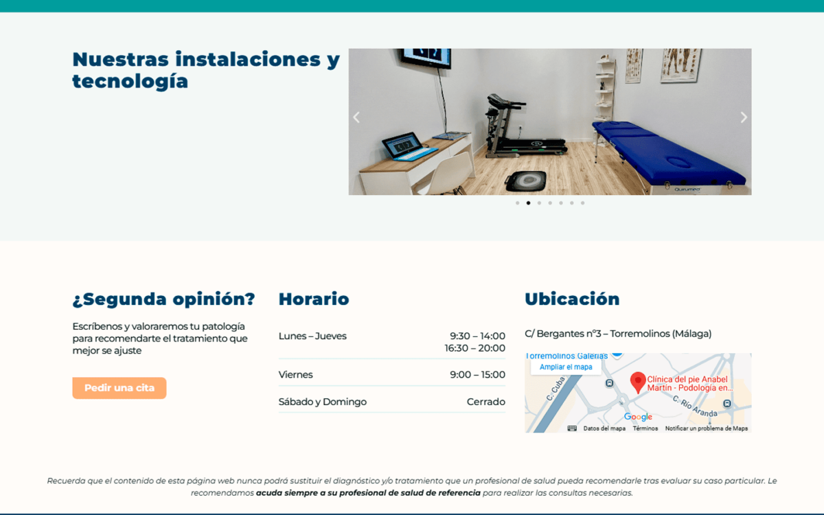 portfolio-clinica-pie-anabel-martin-instalaciones
